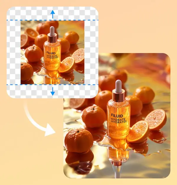 AI Expand Image for Products